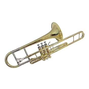 Amazon.co.jp: 標準トロンボーン 黄色い真鍮ラッカー風の楽器の