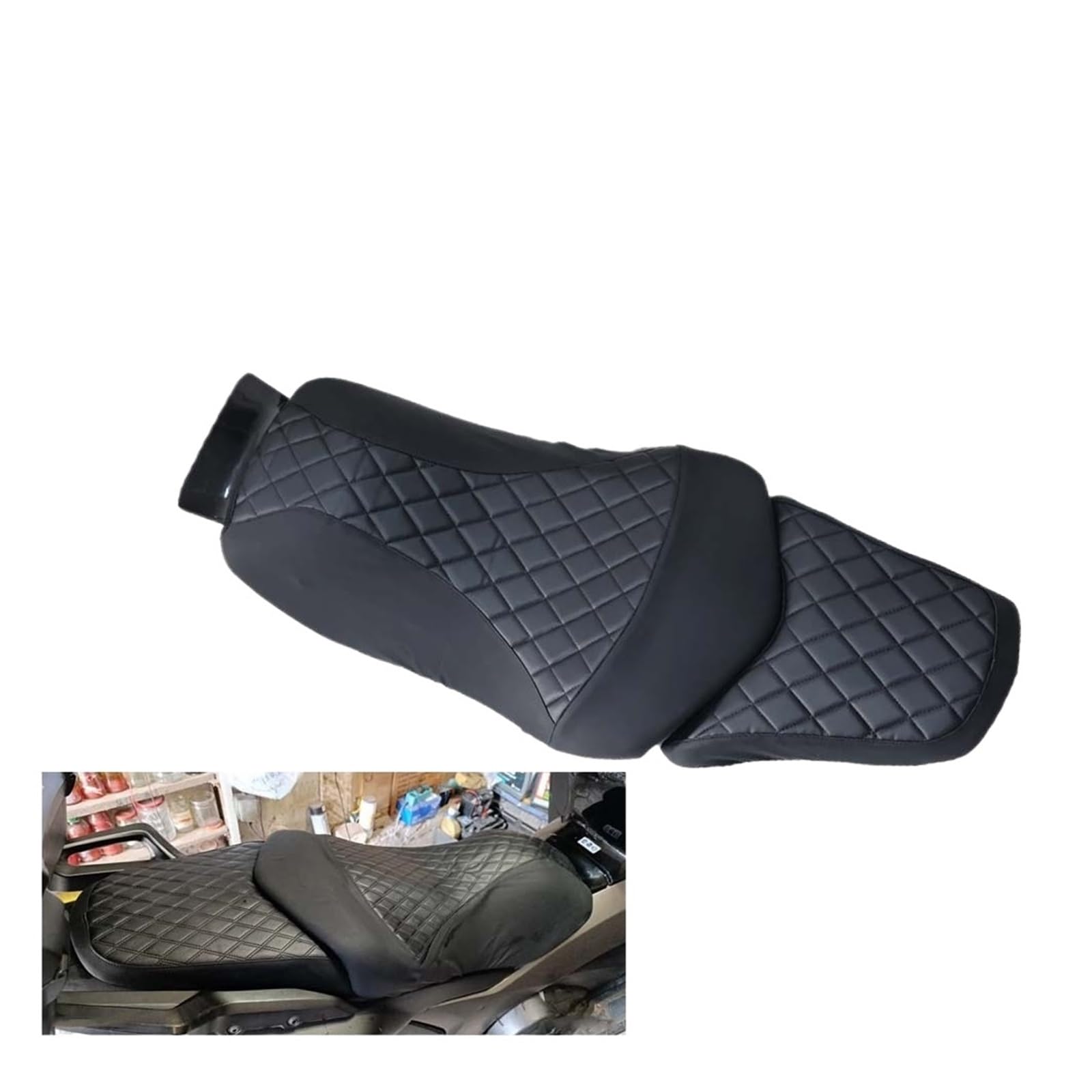 Custodia protettiva for cuscino for sedile in pelle impermeabile for moto | Per NC700D NC750D Integra, protegge la sella da pioggia, sporco e usura