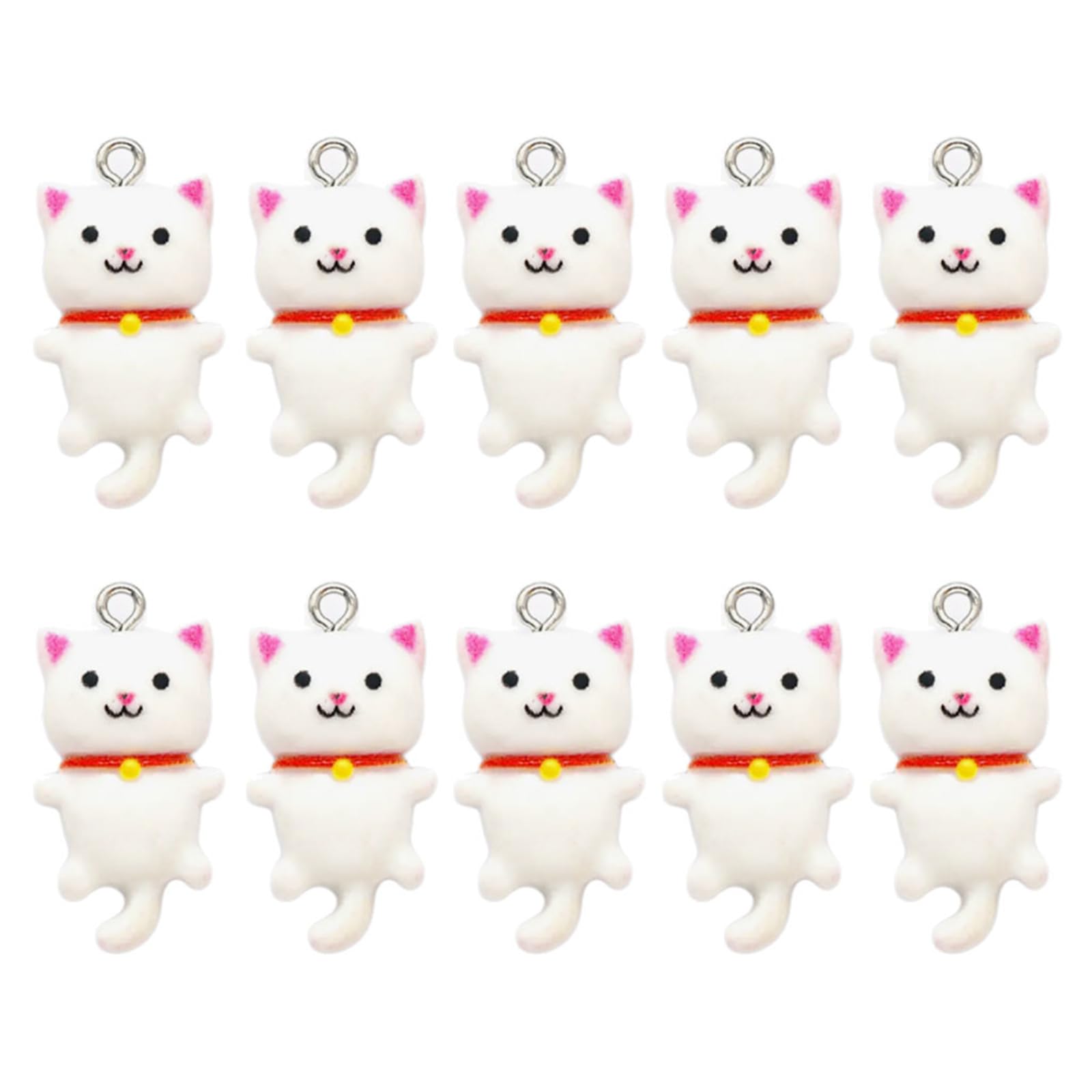 YWLUUOO Resin Figurine Set Cartoon Pendant Resin Figurine with Customizable Colors Cute Pendant