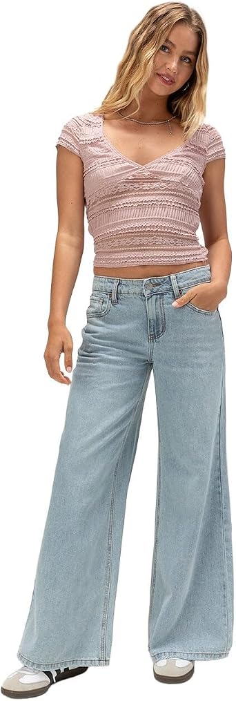 Rsq Womens Low Rise Baggy Jeans
