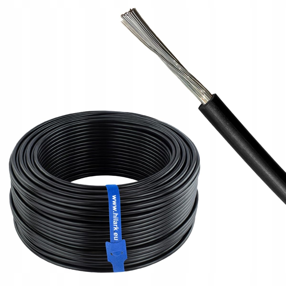 Cavo solare fotovoltaico 1x6mm2 nero - 50m