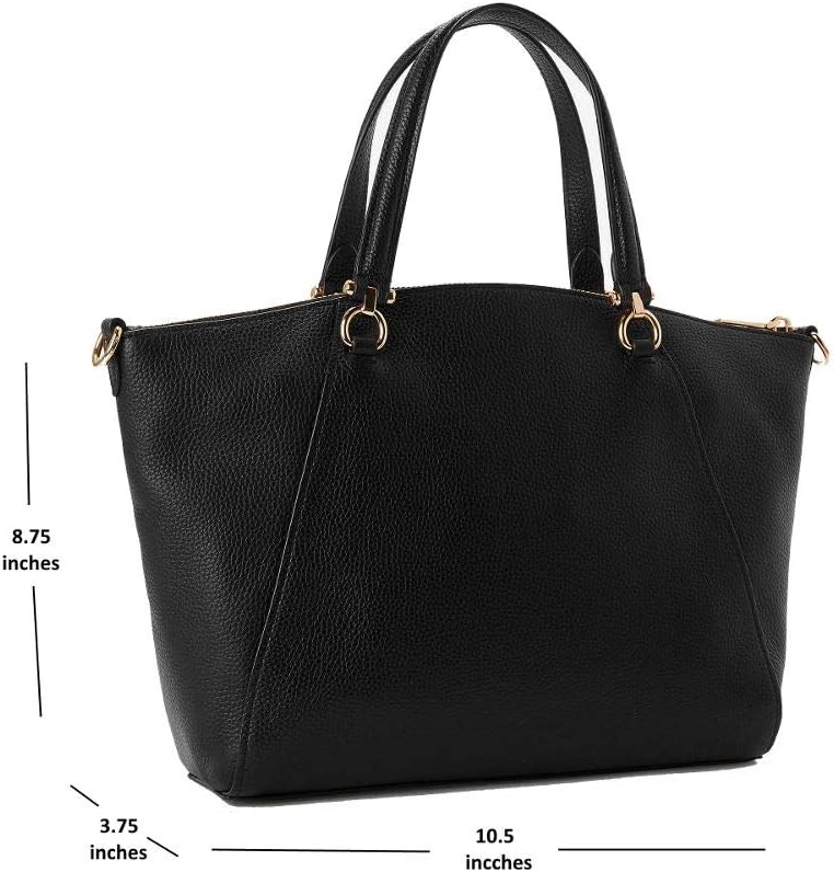 COACH Women's Prairie Satchel Crossbody (IM/Black)