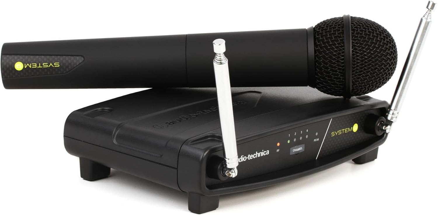 Audio-Technica System 9 VHF Wireless Handheld Microphone System, 169 to 172MHz