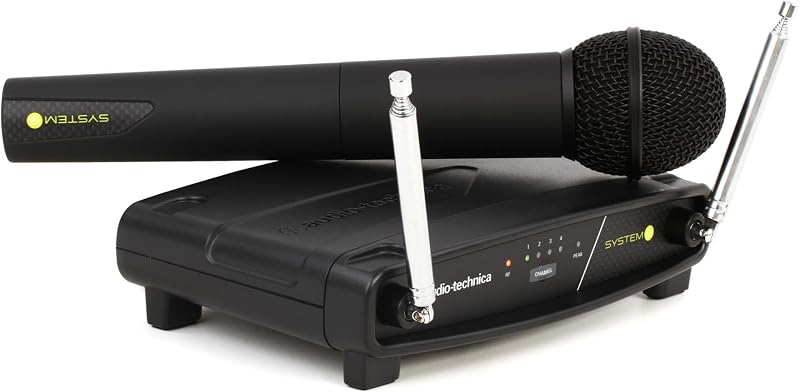 Audio-Technica System 9 VHF Wireless Handheld Microphone System, 169 to 172MHz | 169 to 172MHz
