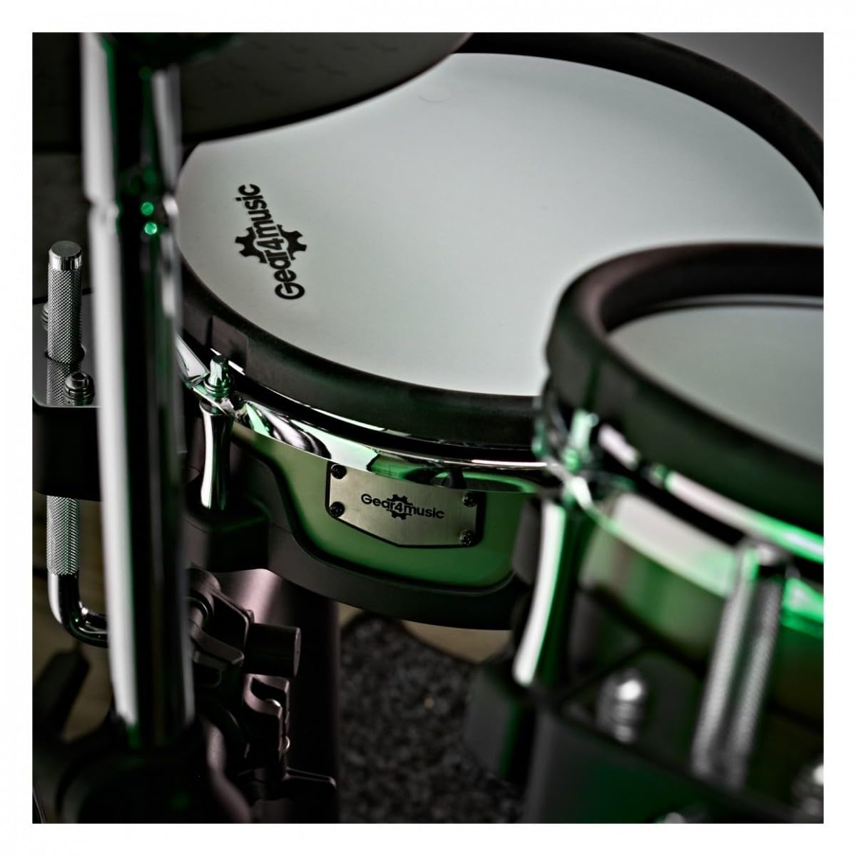Gear4music DD700 Elektronisches Schlagzeug mit Hi-hat stand & Kick