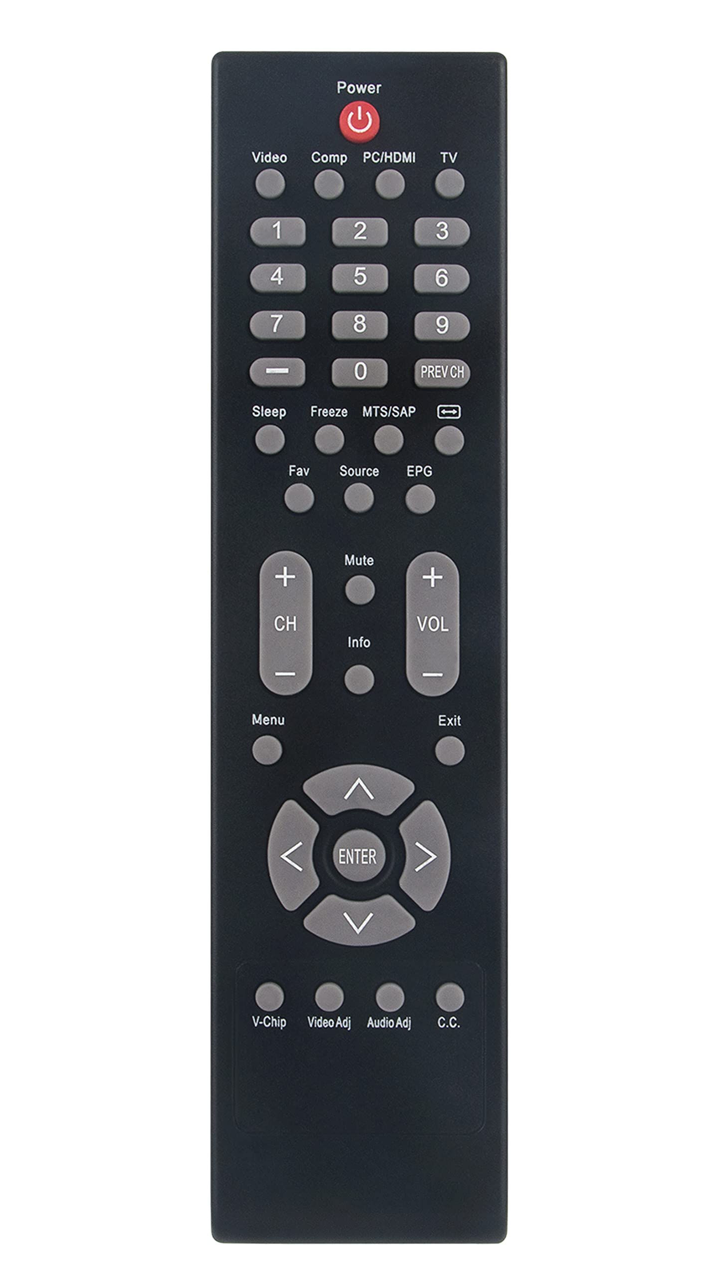 Télécommande Universelle Pour TV Haier L19M1, L19M1CA, L19M1CFA, L22M1 - Neuf Sous Blister