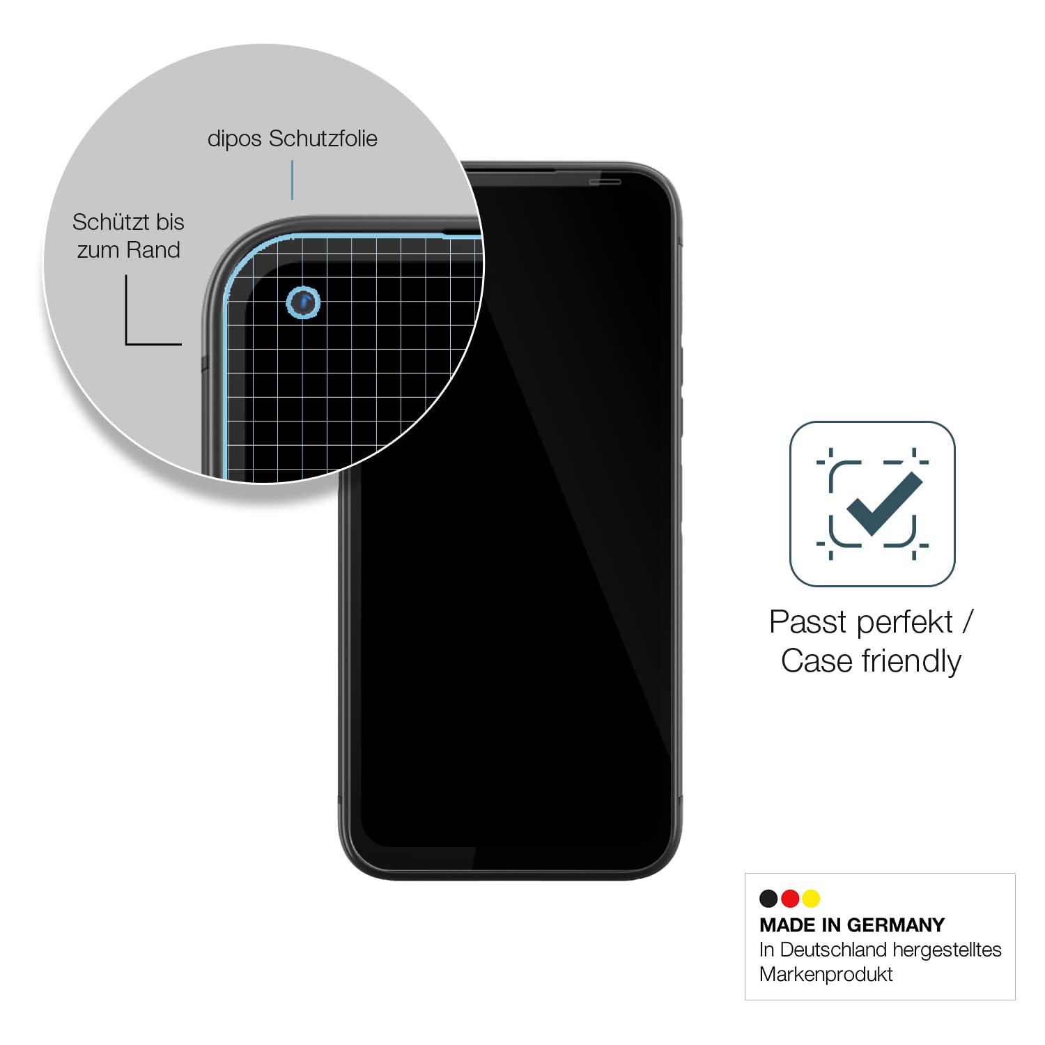Dipos Pellicola Protettiva Per Gigaset GX6 | Vetro Flessibile 9H Anti-shock | 0,2mm | Made In Germany | Garanzia 10 Anni
