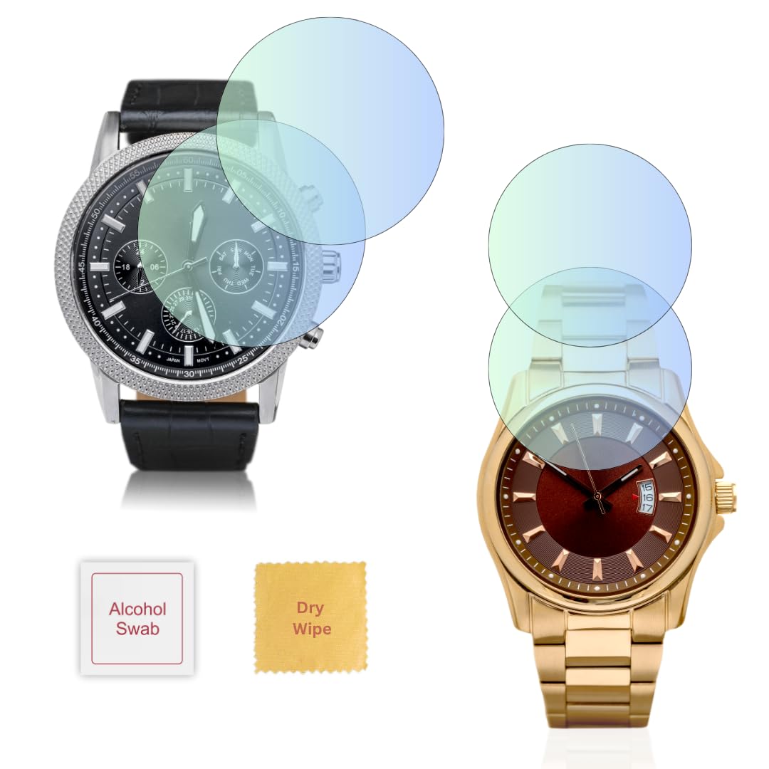 Scratch Rated Screen Protector for Wrist Watches, Scratch & Impact Protection, 7H & PPF Guard, Touch Compatible, 2pcs, (Dia=28.5mm) Flat (B0CN1926H2) Amazon Price History, Amazon Price Tracker