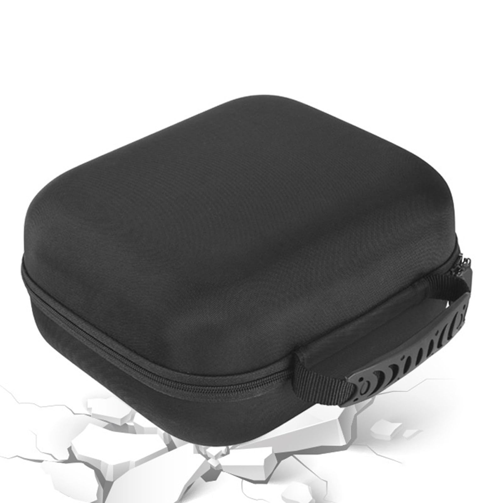 Custodia rigida per cuffie, compatibile con cuffie HD800S, con interno in schiuma morbida, doppia cerniera, custodia rigida per cuffie