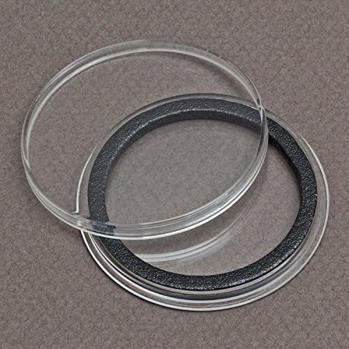 (5) Air-tite 39mm Black Ring Coin Holder Capsules for 1oz Silver & Copper Rounds Casino Chips