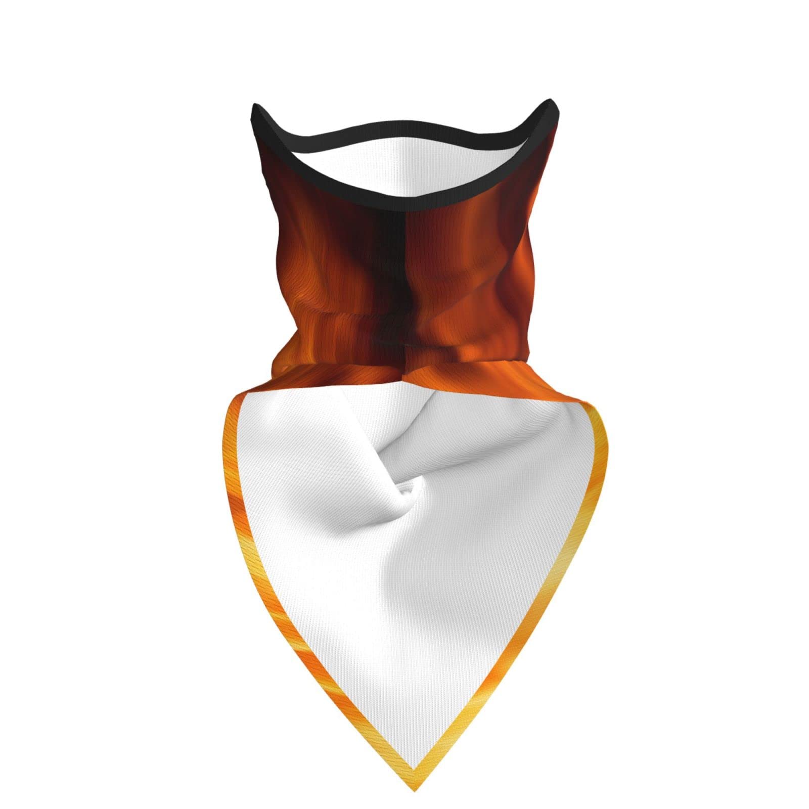 Generic Colorful Fire Flame Quick-Dry Half Masks Bandana For Women Men Neck Gaiter Balaclava Face Scarf Mask