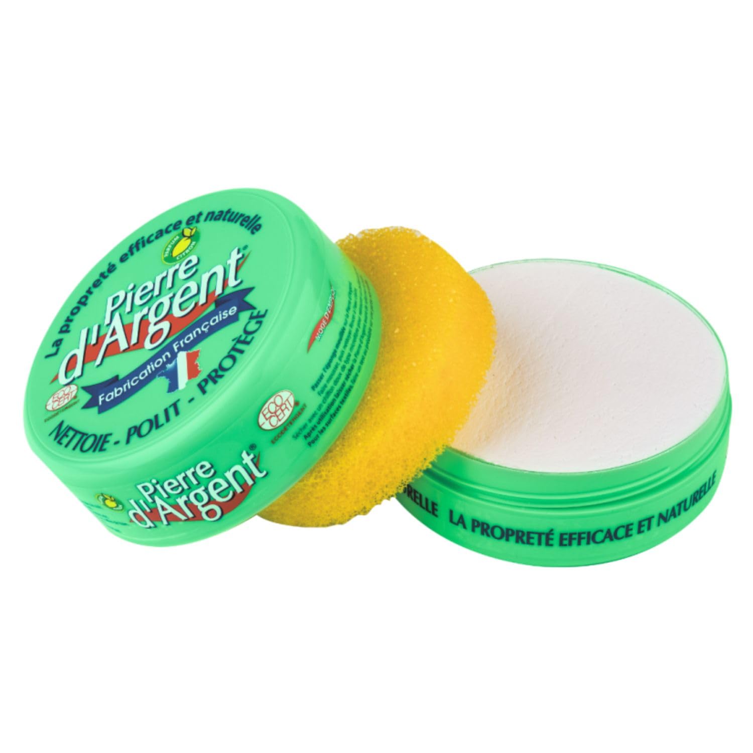 Pierre d'Argent 300g - Pierre blanche naturelle de nettoyage
