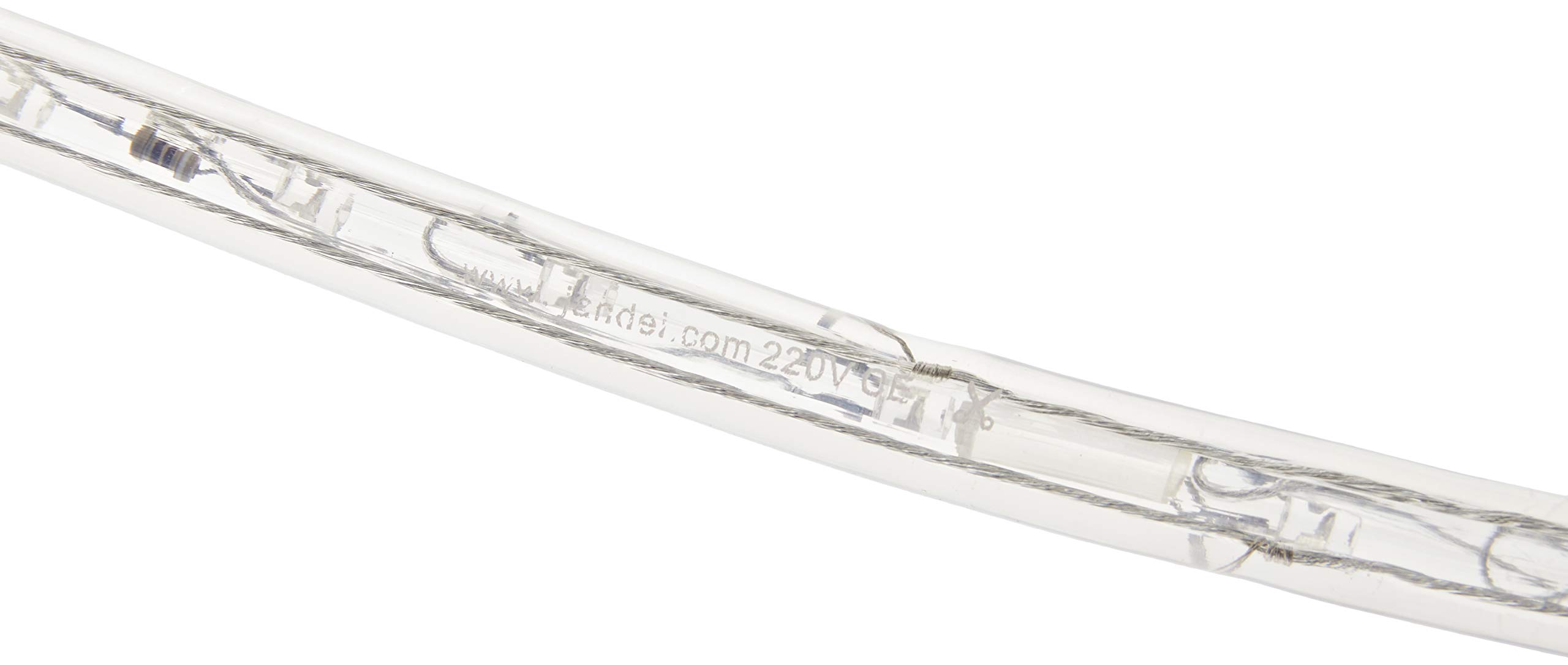 Hilo luminoso LED exterior IP65 corte 0,5m 220V bobina 50m (Verde)