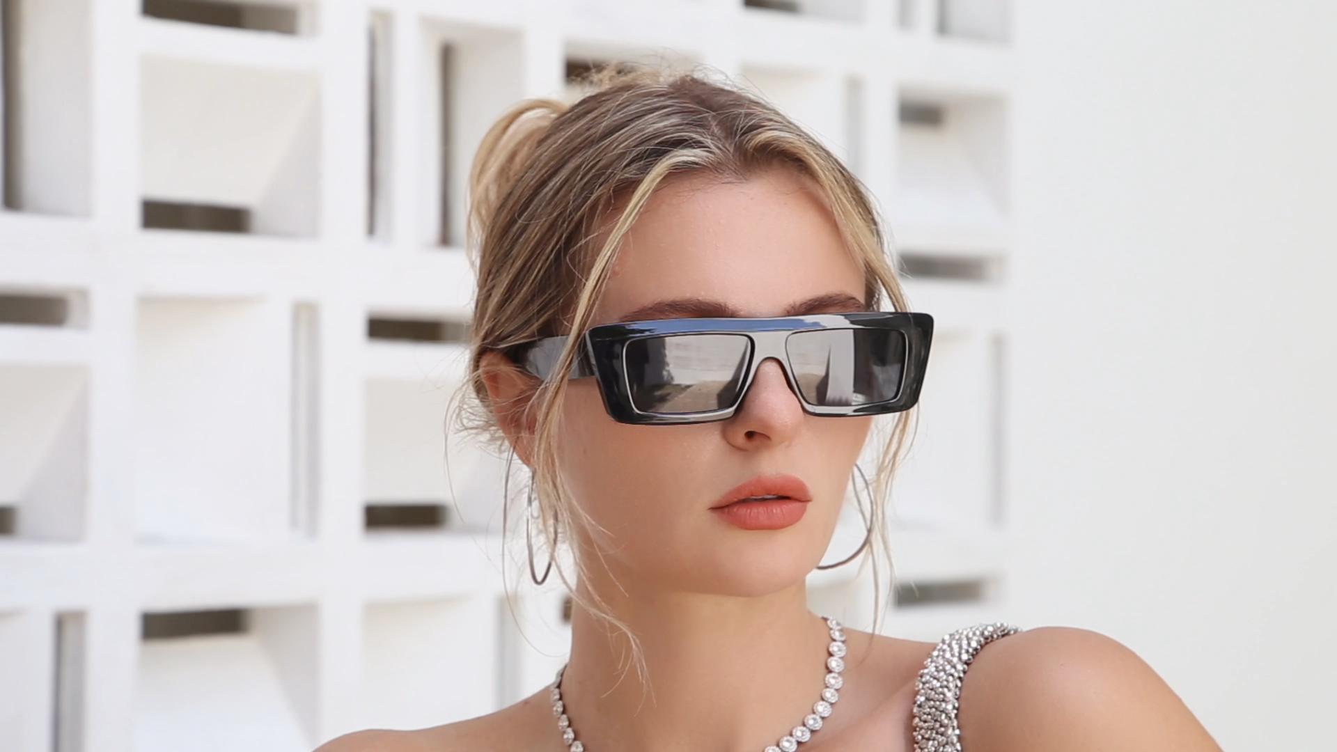 小物   90s SUNGLASS Fashion Slender Square Sunglasses 90s Retro Stylish Small