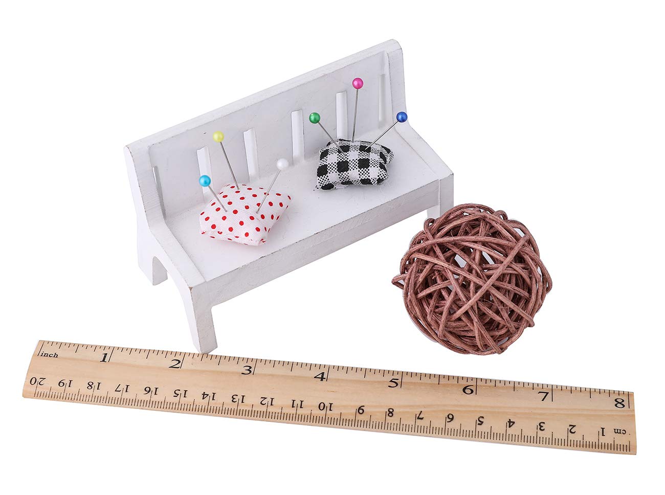 Y&YUAN Alfileres de costura de color de 1.5 pulgadas con cabeza de bola perlada para coser y acolchar (1440 piezas)