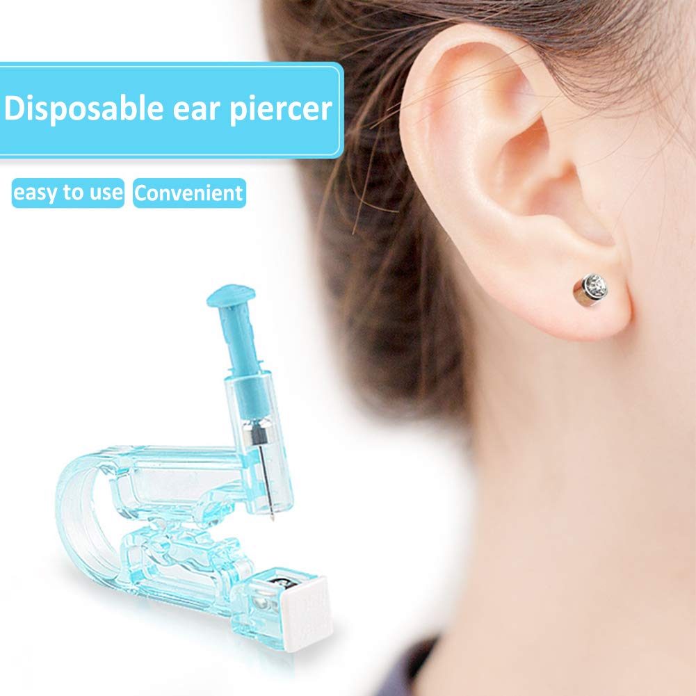 Ear Piercing Gun 6 Packs Disposable Safety Ear Nose Body Piercing Gun