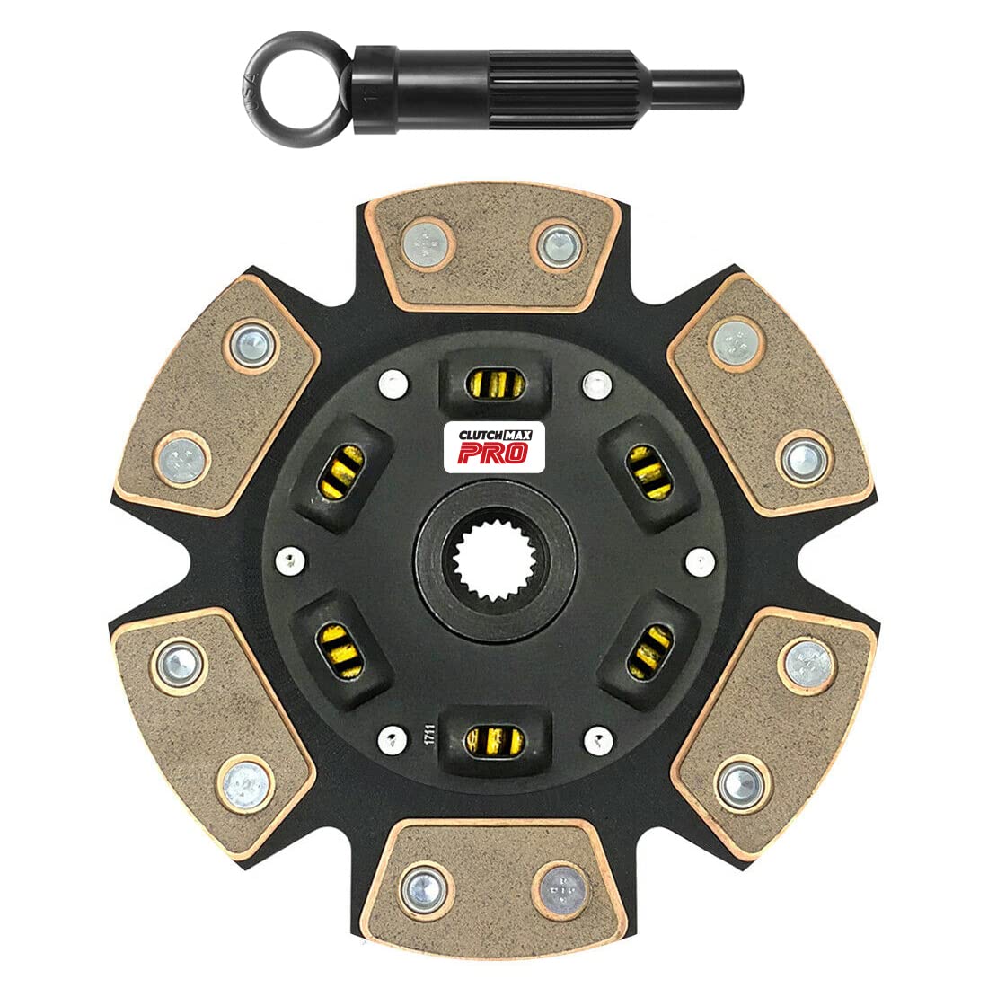 ClutchMaxPRO Performance Stage 3 Clutch Disc Plate with Alignment Tool Compatible with Chevy Geo Prizm Pontiac Vibe Celica Corolla Matrix MR2 Spyder 4A-FE 7A-FE 1ZZ-FE 2ZZ-GE 1.6 1.8