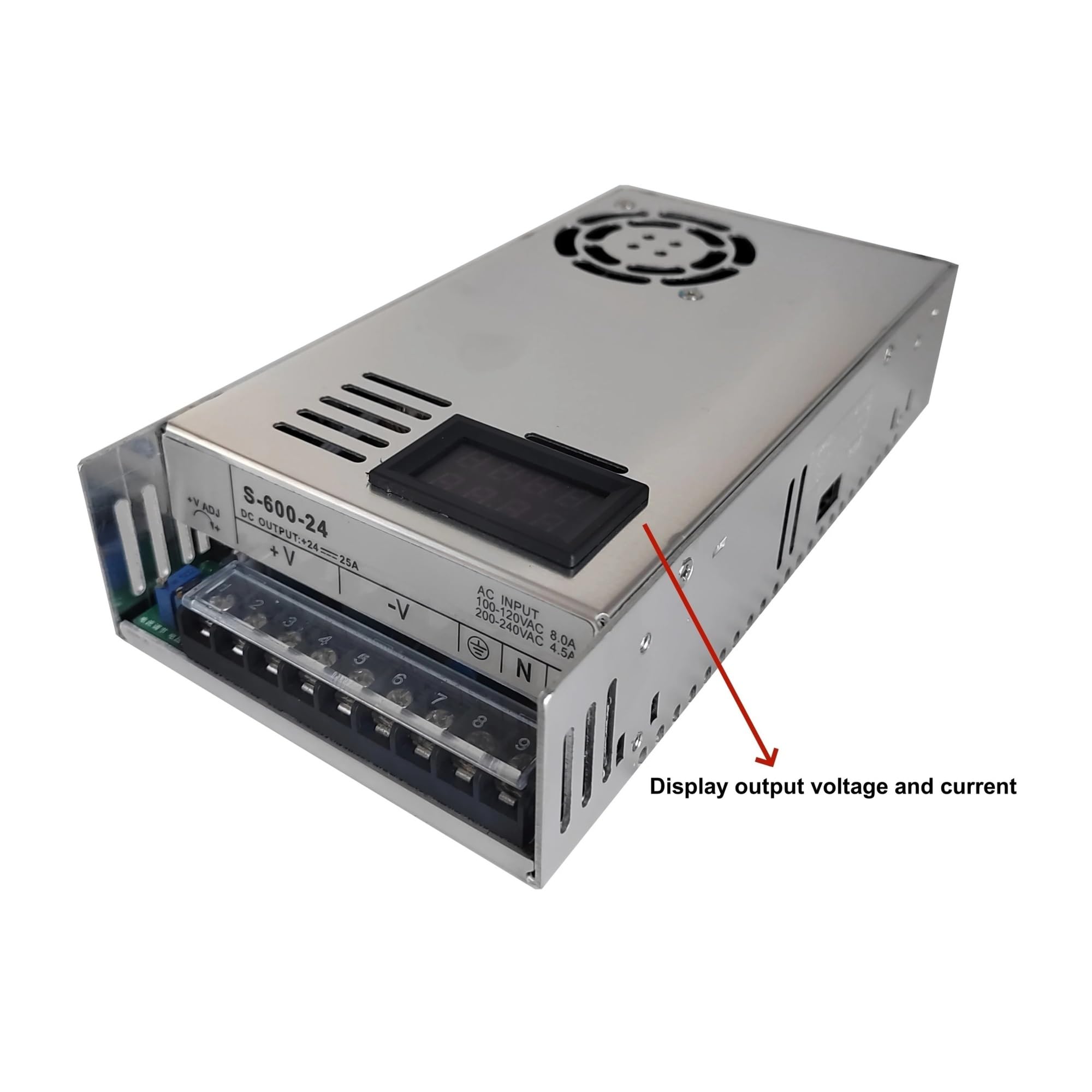 Alimentatore DC Regolabile 500W 600W Alimentatore DC Regolabile 12v 15v 24v 27v 36v 48v 50v 60v 72v 80v 90v 100v 110v(0-110V)