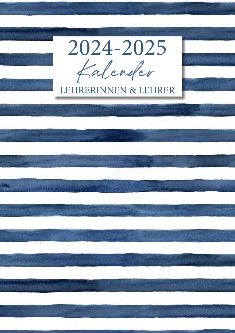 Lehrerkalender: A4 Lehrerplaner für Lehrerinnen und Lehrer - 1 Doppelseite pro Woche - Notenlisten - "Blaue Lernpfade" (German Edition)