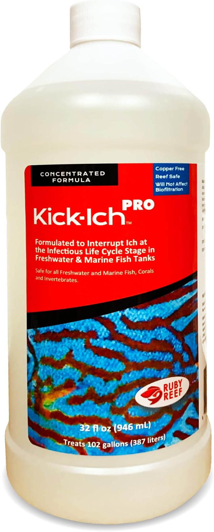 Ruby Reef Kick Ich Pro 8 oz (32 oz)