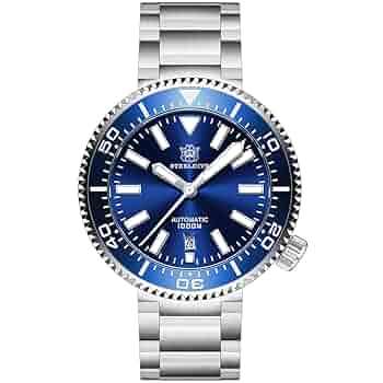 Amazon | STEELDIVE 腕時計 メンズ, 自動巻き 時計 ダイビング