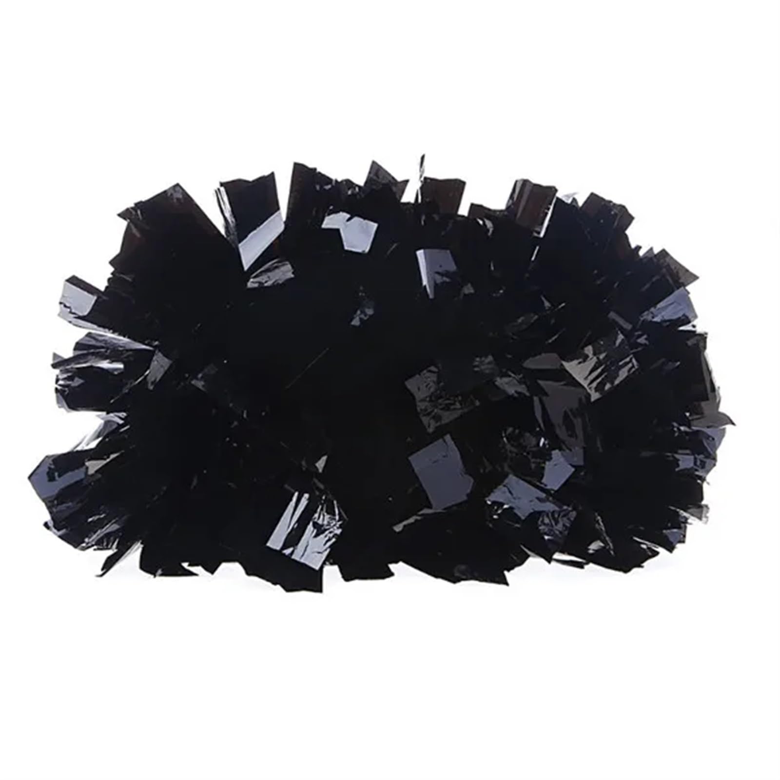ZWCSHUU Cheerleader Pom Poms Game Pompoms Practical Cheerleader 's Cheering Pom Poms Apply To Sports Match And Vocal Concert(Black)