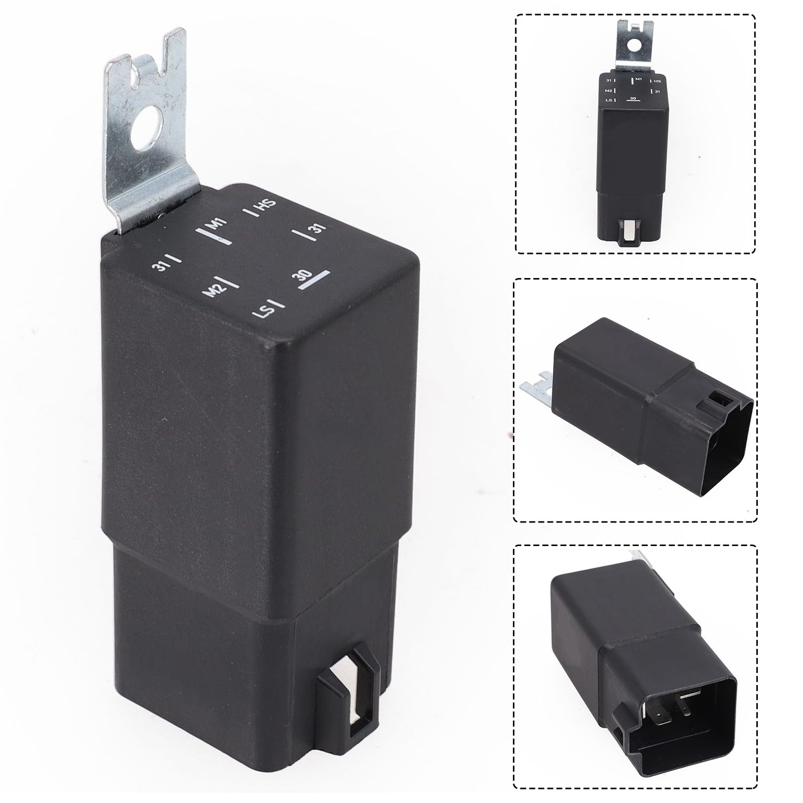 Relé de control de ventilador de refrigeración negro compatible con Vito V260L, para OEM A0035421919 Direct, componente eléctrico de alta calidad