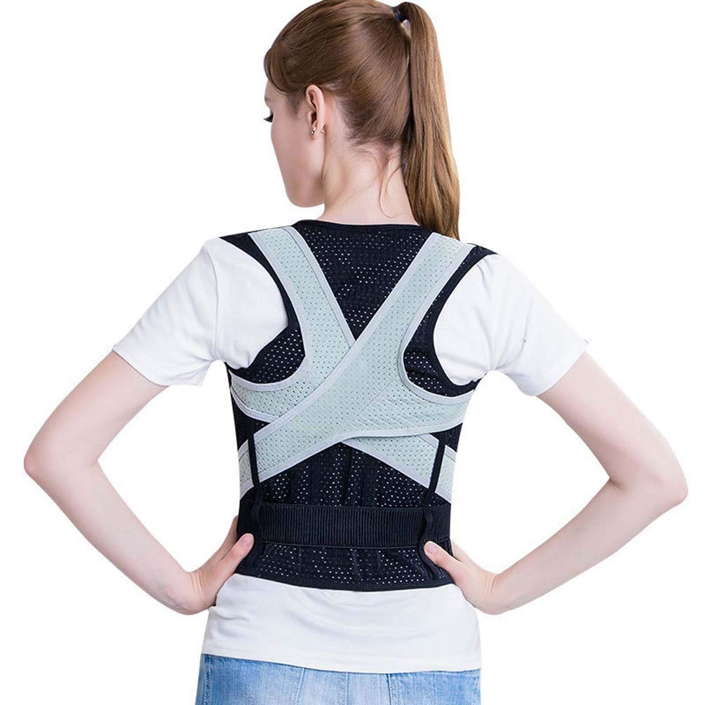 Bene Correttore Postura per Uomo e Donna - Fascia posturale Spalle e Schiena Dritta - Correttore posturale Anti cifosi - Raddrizza Spalle Ortopedico Unisex, 3XL