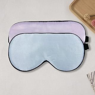 townssilk Jedwabna maska do spania z regulowanym paskiem, wygodna i super miękka maska na oczy Ultimate Sleep aid Pink pattern5