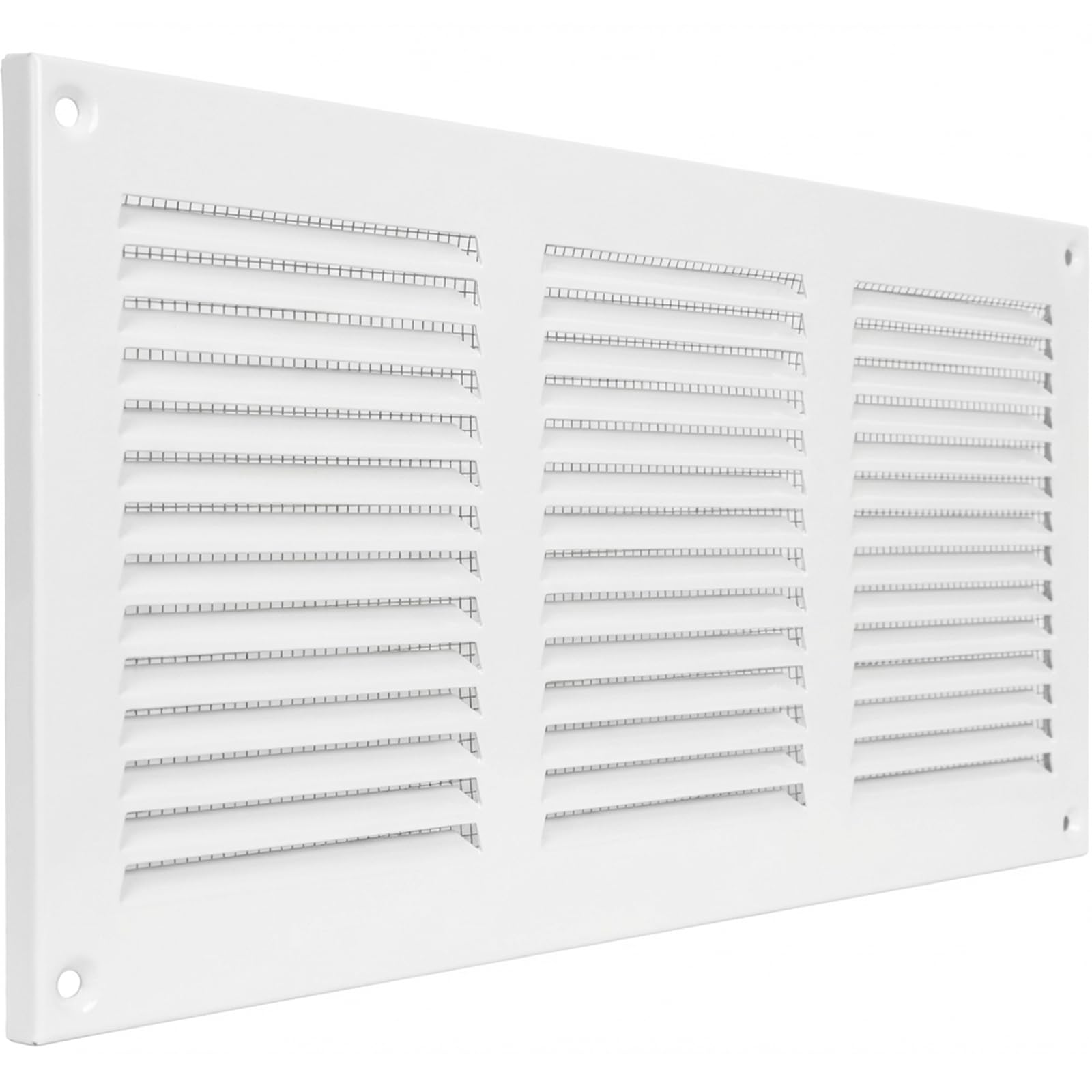 ECOPRO VENT 300 x 150mm White Air Vent Cover – Galvanised Metal Air Vent Covers for Walls, Ceilings with Screen Mesh – Durable Louvre Vent Grille for Home, Office – Wall Vent Cover for Indoor, Outdoor — image 1