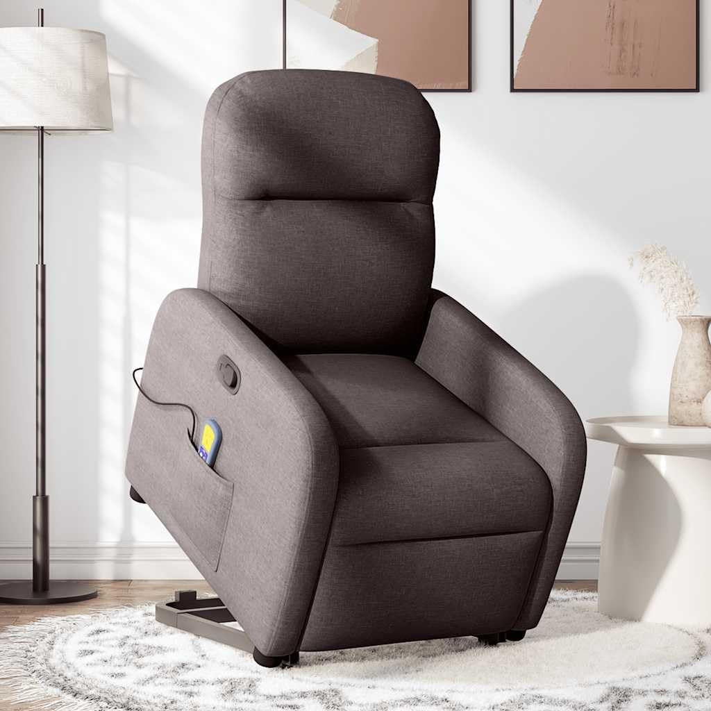 Eléctrico reclinable para Mayores Marrón 66x88x95 cm