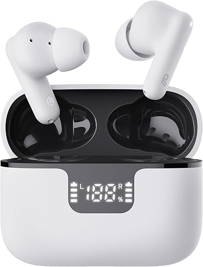 Fone de Ouvido TWS HarmonyWave com ANC e ENC – Autonomia 30h