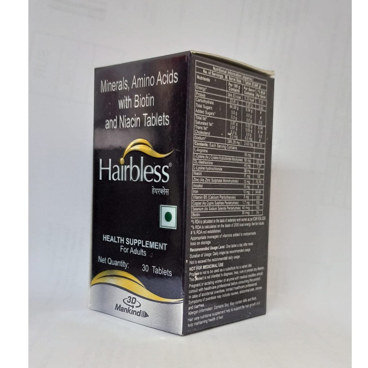 Hairbless Tablets 30 Tablets NEW PACKING (B0C3XRQ4TL) Amazon Price History, Amazon Price Tracker
