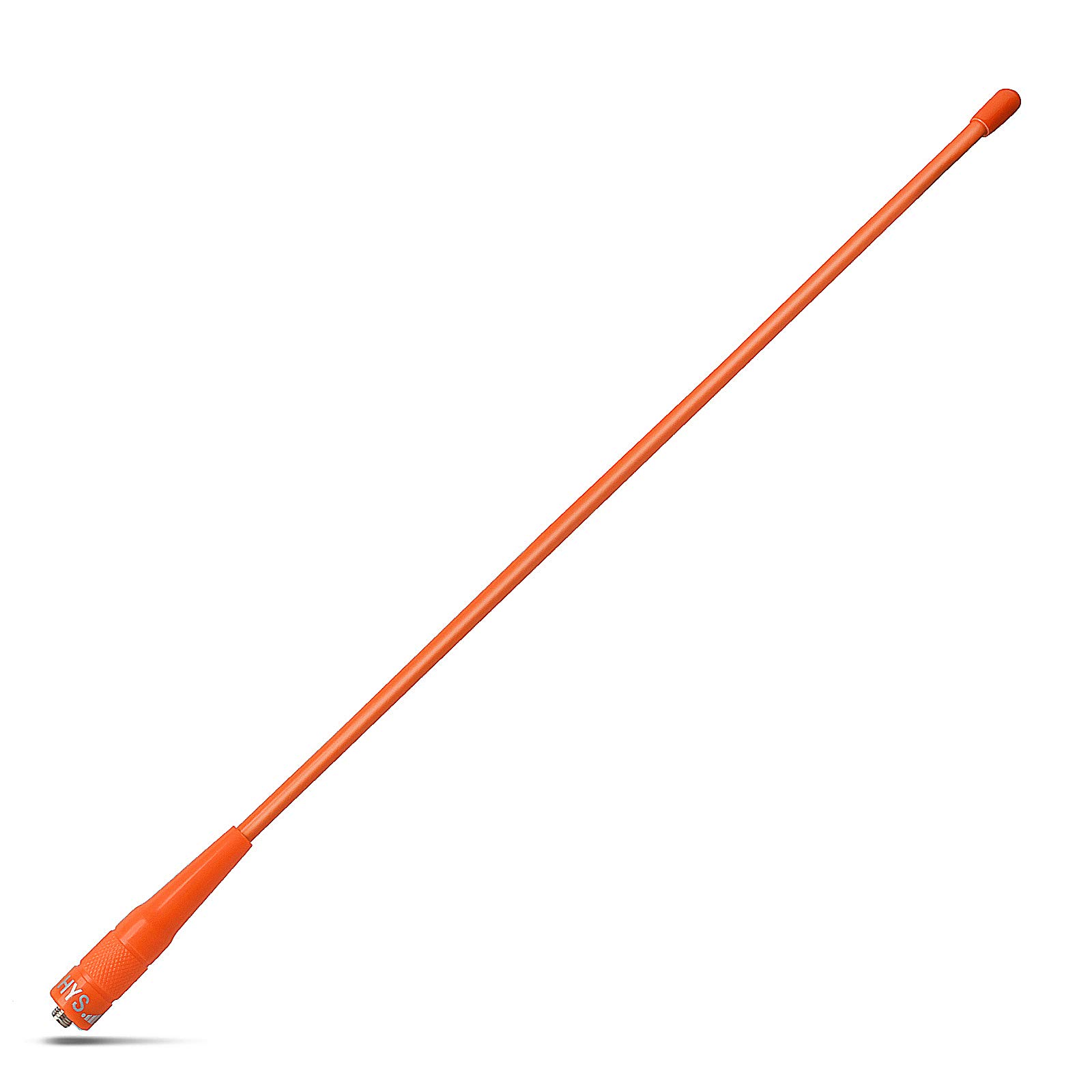HYS 2m/70cm SMA Femelle Antenne Flexible 144/430MHz Antenne Compatible avec Kenwood Baofeng UV-5r UV-82 BF-888S Puxing Walkie Talkies (Orange)
