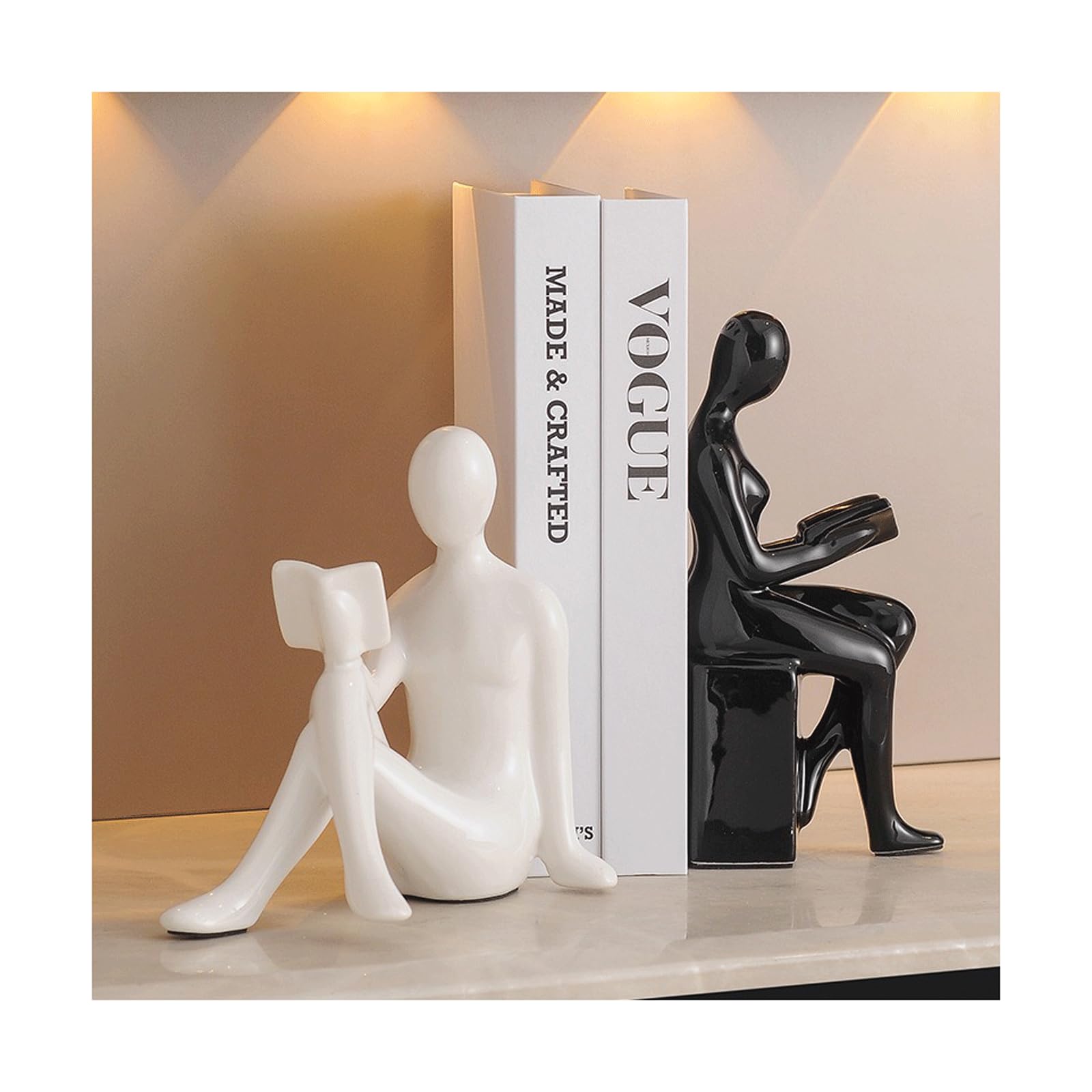 EOOUT Fermalibri A Forma Di Albero In Metallo | Set Da 5 Pezzi (10 Ferri) | Antiscivolo E Robusti | Decorazione Per Libreria E Ufficio