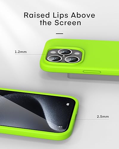 Miniatura 4 de Kimguard Magsafe - Funda magnética de silicona para iPhone 1212 Pro, funda de silicona con forro de microfibra para iPhone 1212 Pro de 6.1 pulgadas