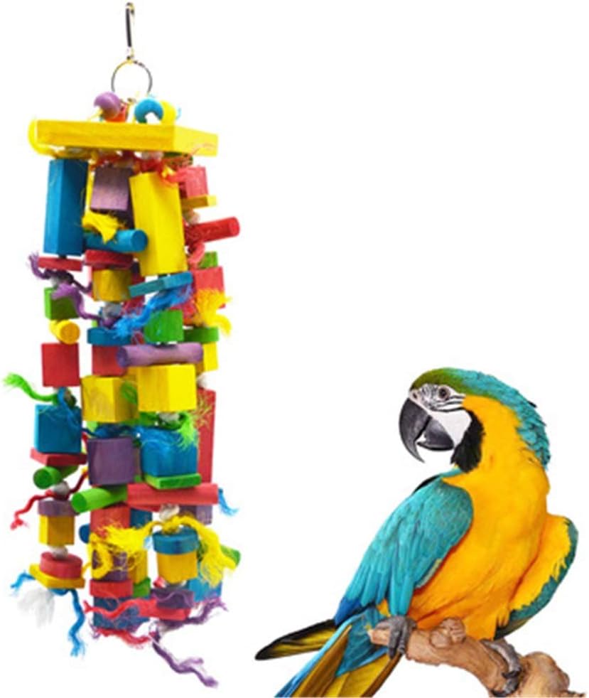 Honglimeiwujindian Bird Parrot Toys Juguete masticable Ave Juguetes for