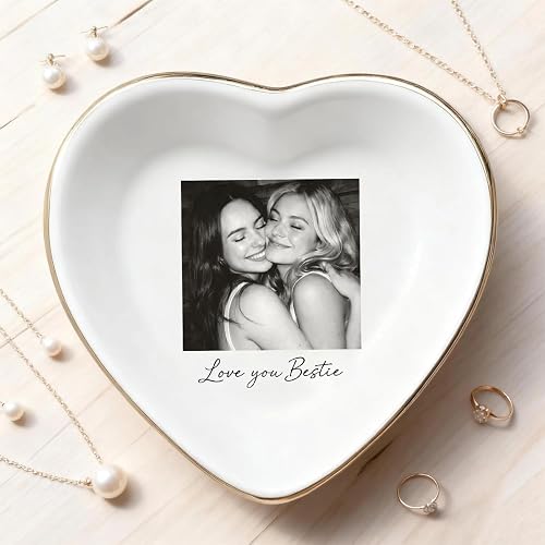 My4gifts Personalized Besties Photo Jewelry Dish: A Custom Keepsake Gift