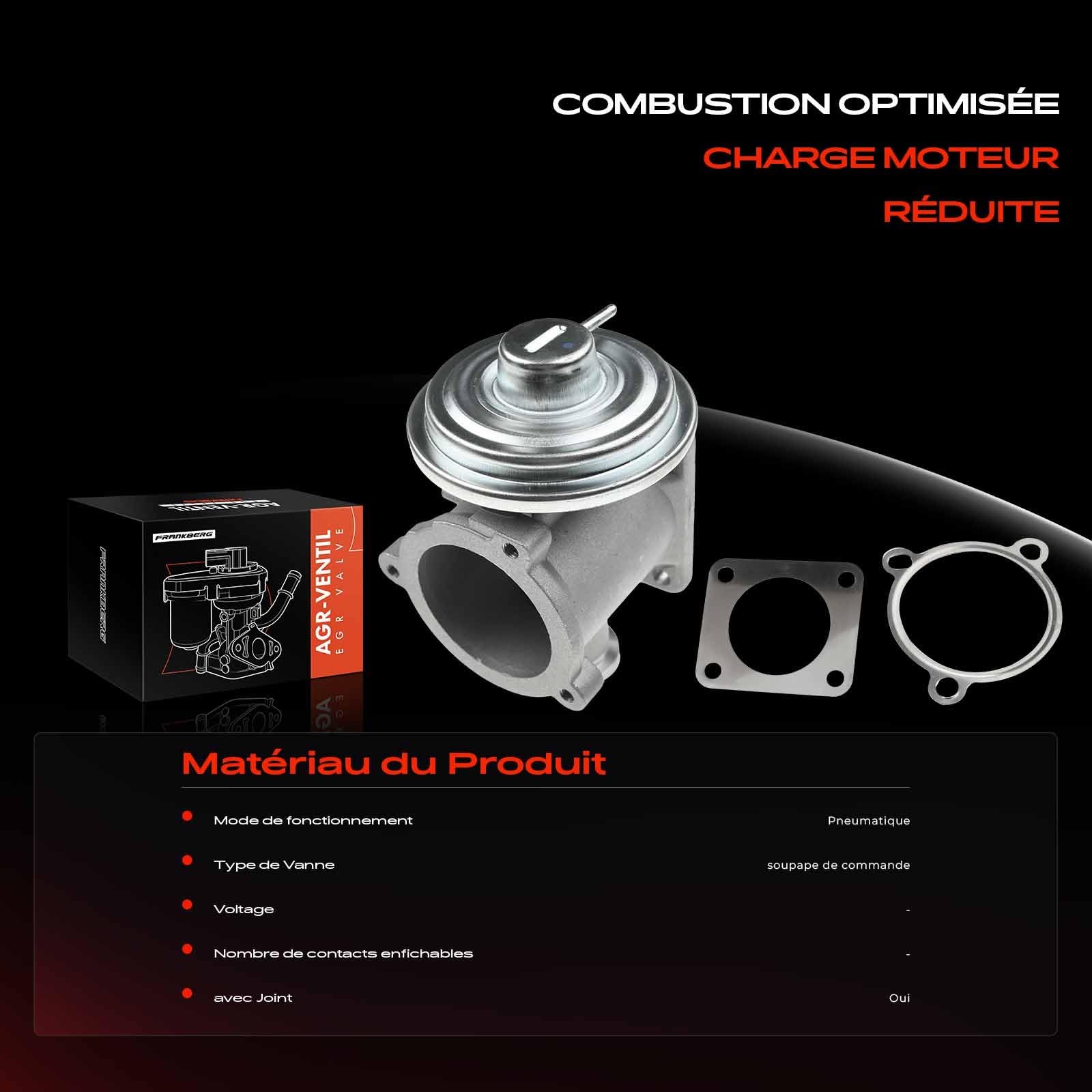 Frankberg Refroidisseur de vanne EGR pour recirculation des gaz