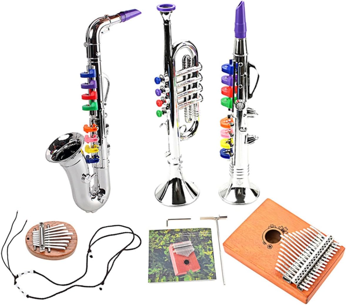 用クラリネットトイ 軽量初心者向け 多機能音楽 指一ピアノ付き 創造性育成 設計
