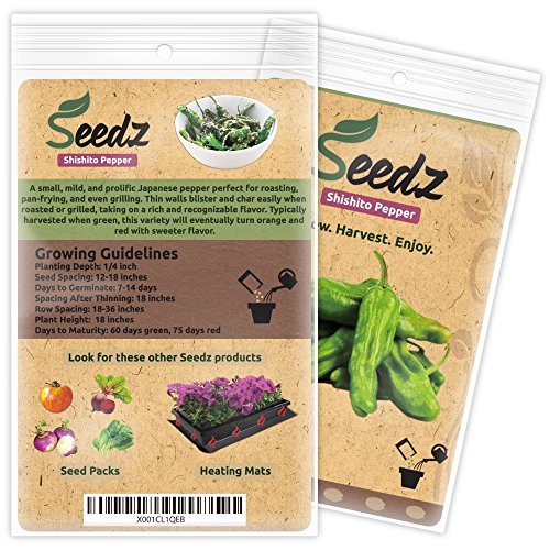 Bundle And Save! - Organic Shishito Pepper Seeds, Appr. 55, Organic Jalapeno Pepper Seeds, Appr. 50, Heirloom Vegetable Seeds, Certified Organic, Non Gmo, Non Hybrid, Usa #TOP2
