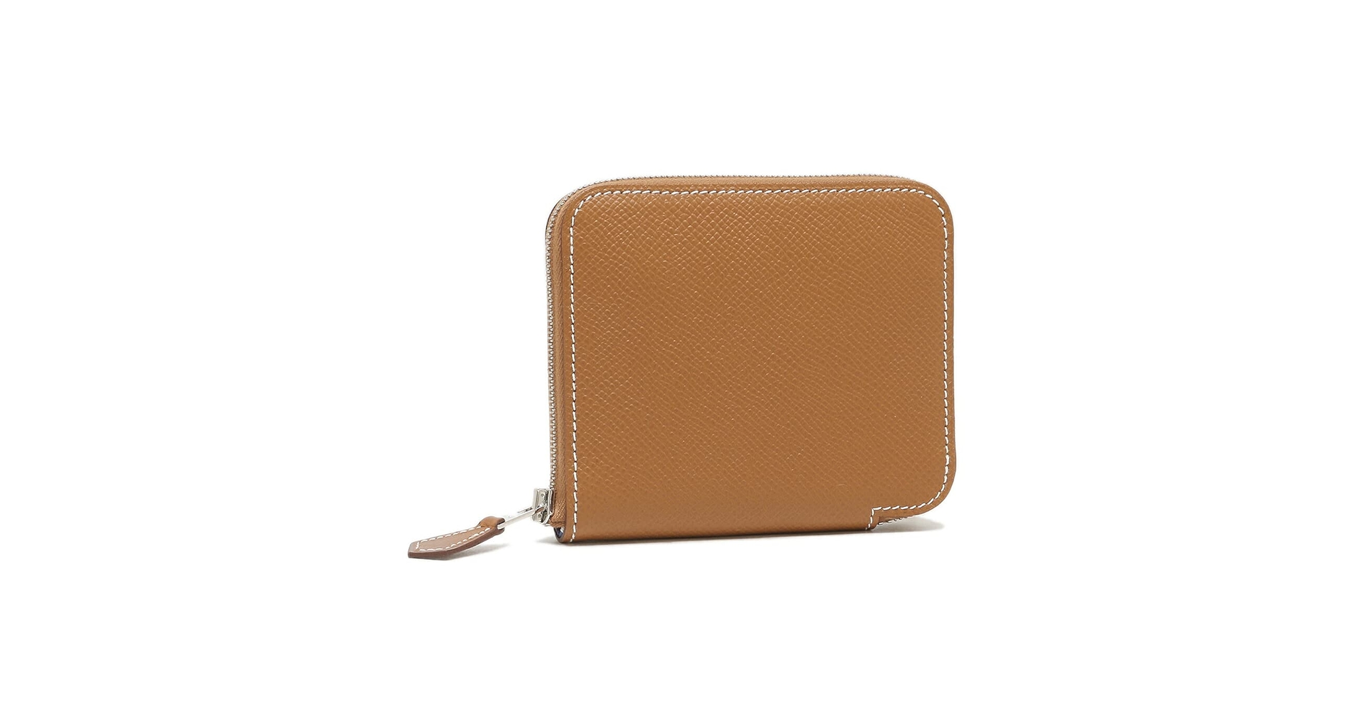 HERMES 巾着 レザー ブラウン コインケース HERMES 巾着 レザー ブラウン コインケース