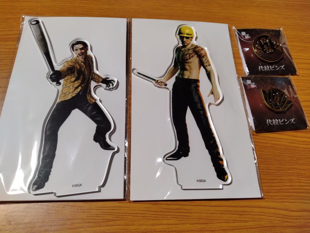 龍が如く　代紋　ピンズ　真島吾朗　桐生一馬　他 龍が如くピンズ代紋真島吾朗桐生一馬