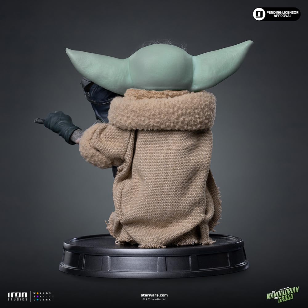 Iron Studios Estatua coleccionable Grogu No Squeezy Movie Grogu Collection Multicolor Polystone Resin 13,7 cm 5.4 pulgadas