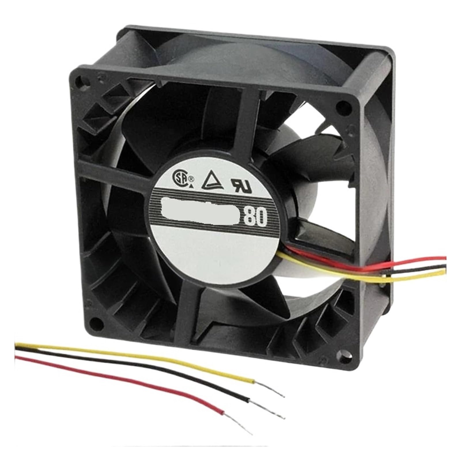 Lzikkgki One Color 109R0812s402 12Vdc Fan 80X80x25mm 2.16W 2Wire 3400Rpm