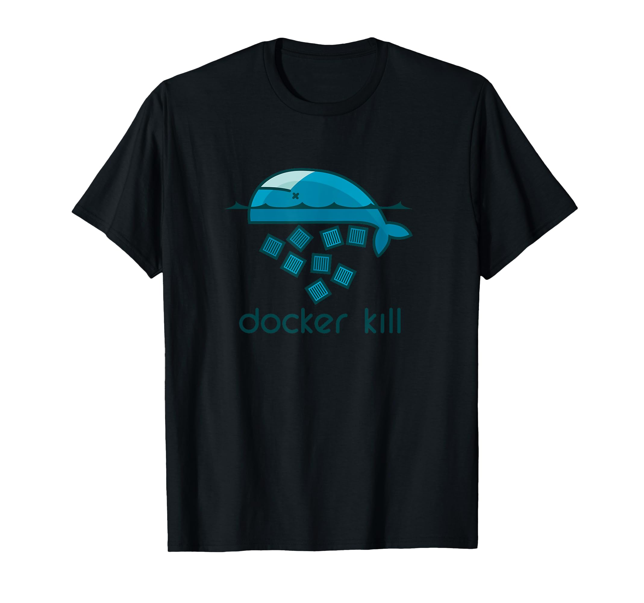 Docker Container Linux Devops Programming Coding T-Shirt
