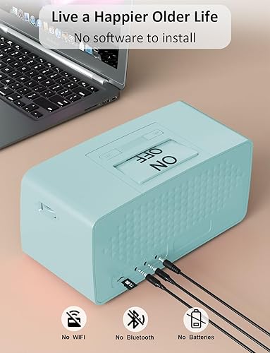 Miniatura 9 de iGuerburn Reproductor de música demencia para ancianos, pérdida de memoria, pacientes con problemas de visión, caja MP3 simple de 32 GB con USB,