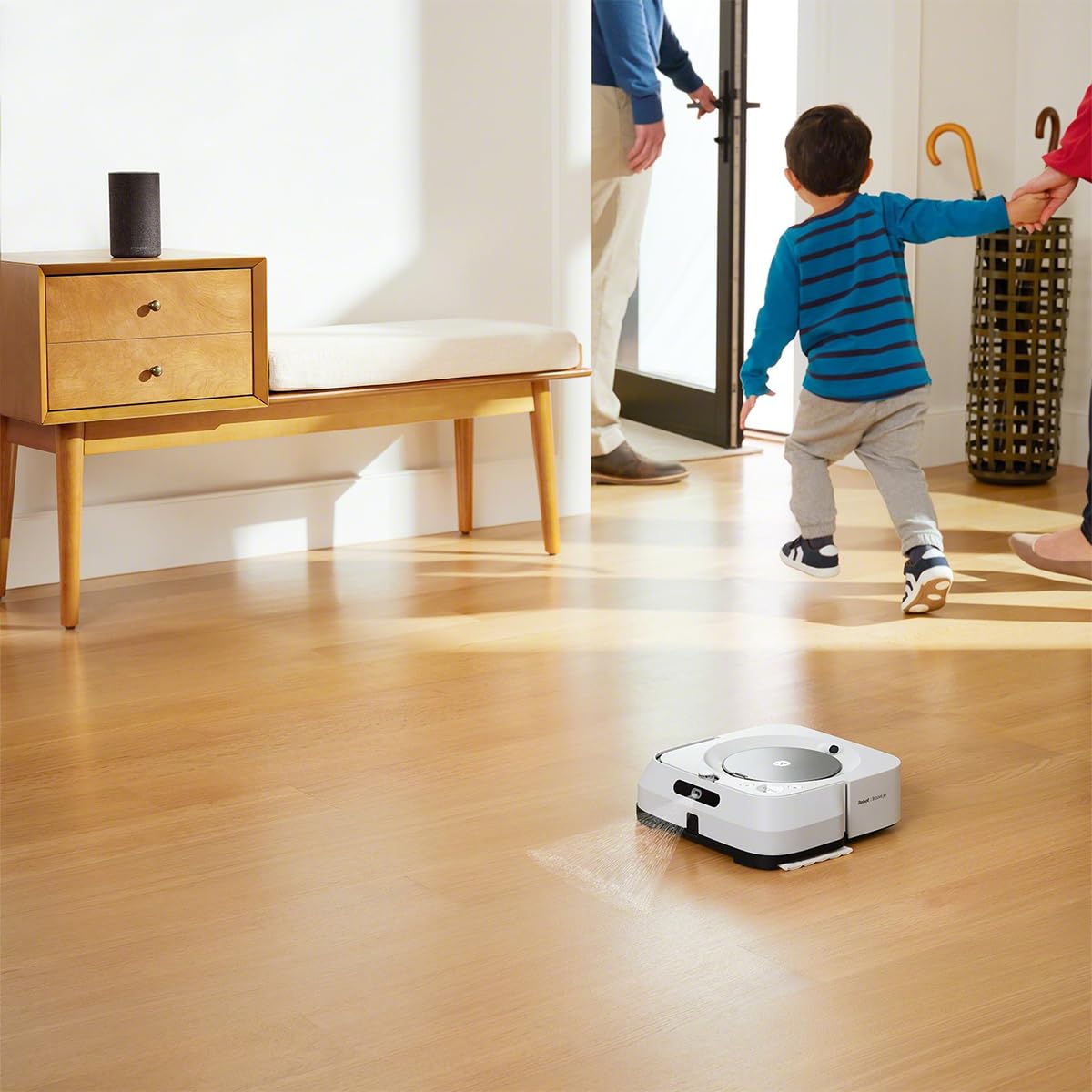iRobot Braava Jet M6 Robot friegasuelos, Pulverizador de Chorro a presión, Friega, WiFi, App