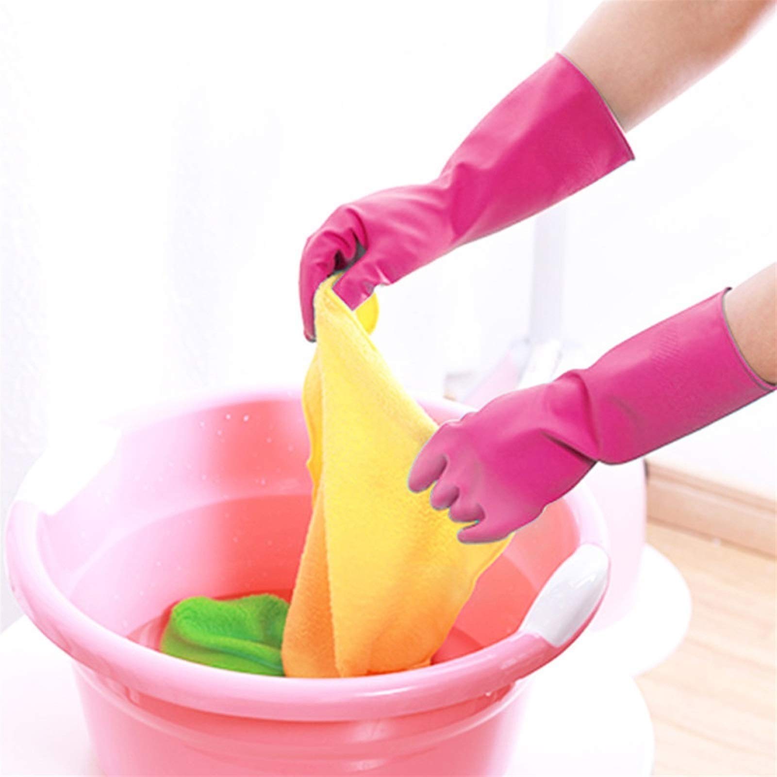 guanto di gomma 10 paio di guanti di pulizia in gomma riutilizzabili Guanti di gomma riutilizzabili Guanti da giardinaggio for la casa Guanti da giardino Guanti for lavastoviglie Guanti in silicone St