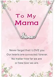 Colar de presente para mãe, mãe, avó, avó, presente de dia das mães, filha, irmã, sobrinha, presente de aniversário para mulheres
